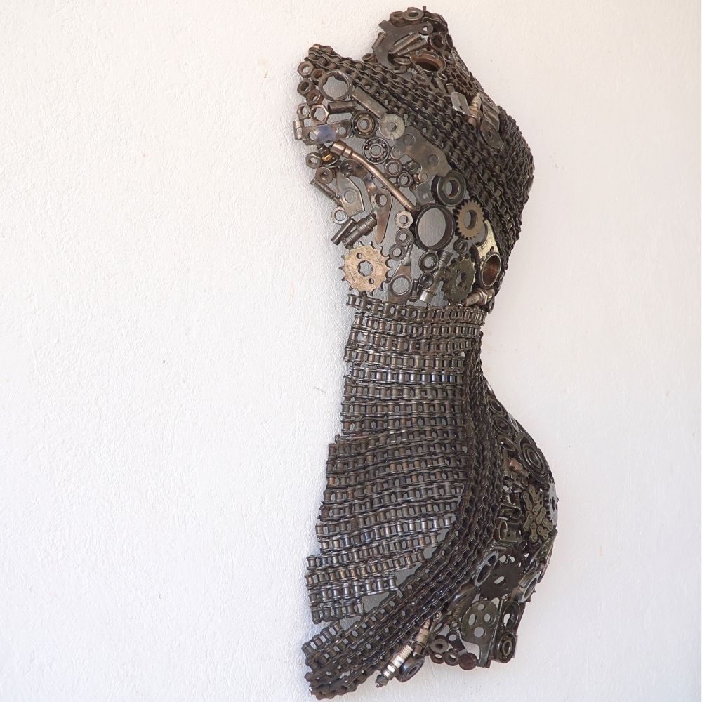 Sculpture Demi-Buste de Femme