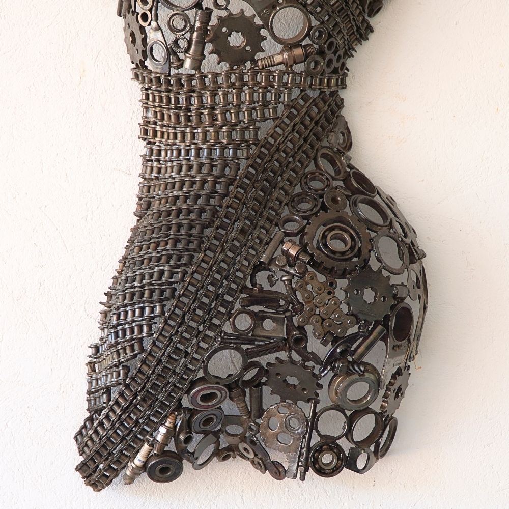 Sculpture Demi-Buste de Femme