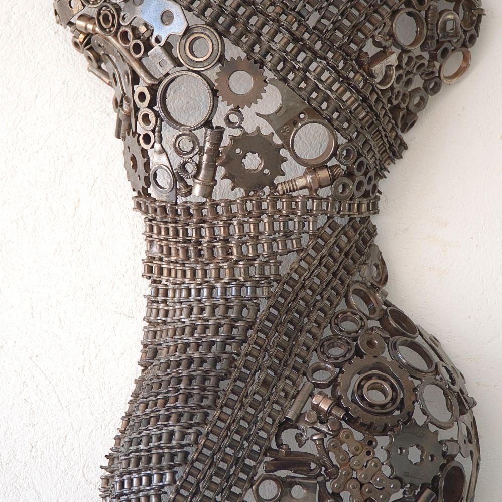 Sculpture Demi-Buste de Femme
