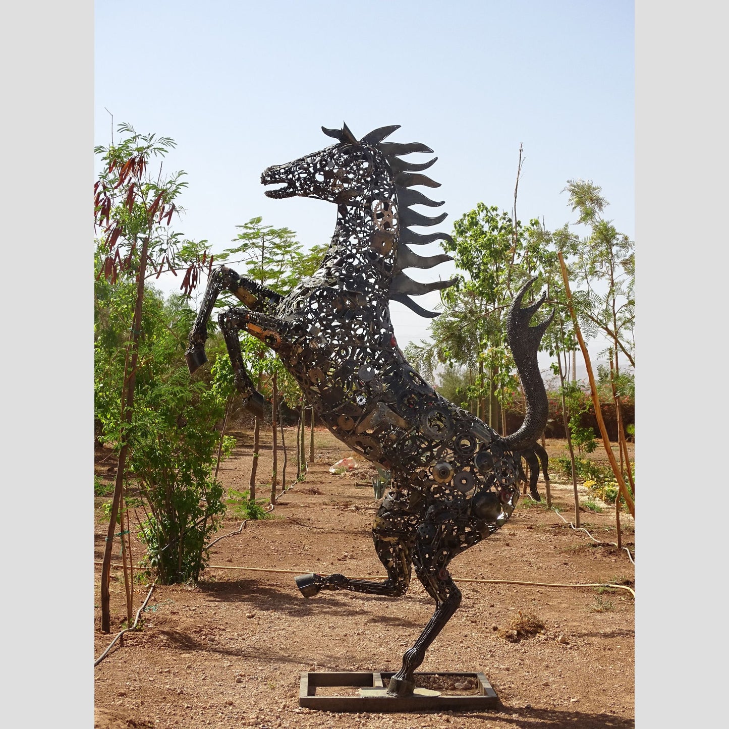 sculpture metal jardin,logo ferrari, ferrari logo, logo cheval, logo voiture cheval, logo cheval voiture, cheval ferrari, cheval cabré ferrari,Sculpture en metal , cheval de metal, cheval mécanique, cheval mecanique, tete de cheval, statue cheval extérieur, statue cheval jardin, sculpture animaux, tête de cheval, sculpture cheval, statue cheval, cheval cabré, statue cheval, cheval cabre, sculpture cheval, cheval de metal, decoration cheval, sculpture metal.