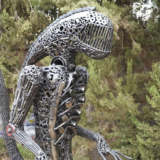 Alien en Métal Recyclé