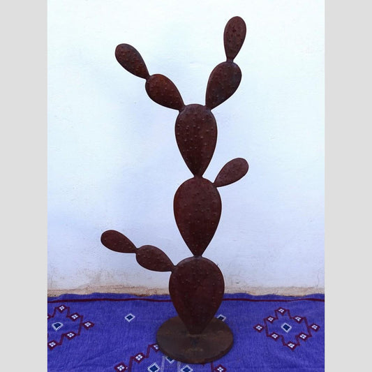 Cactus En Metal Recyclé