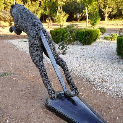 panthere, panthere noir, statue panthère, sculpture panthere, sculpture panthere bronze, statue panthere noir, panthère noire, statue panthère, sculpture panthère noire, panthère sculpture, sculpture panthère, statue panthère xxl, sculpture, decoration animaux, 
decoration animaux de la foret, animaux decoration, statue jardin, statue de jardin, statue exterieur, sculpture jardin, sculpture metal, sculpture métal recyclé, sculptures.