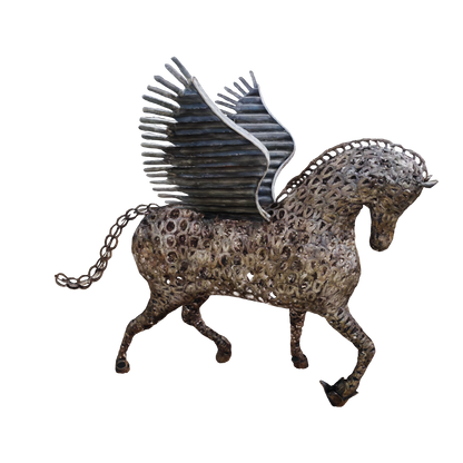 cheval pégase, cheval de metal, cheval mécanique, cheval mecanique, tete de cheval, statue cheval extérieur, statue cheval jardin, sculpture animaux, tête de cheval, sculpture cheval, statue cheval, cheval cabré, statue cheval, cheval cabre, statue equestre, , cheval en bronze, decoration cheval, sculpture metal, deco jardin metal, deco jardin, décoration fer forgé extérieur, decoration exterieur, sculpture metal jardin, pégase cheval, cheval ailé, sculpture métal recyclé.