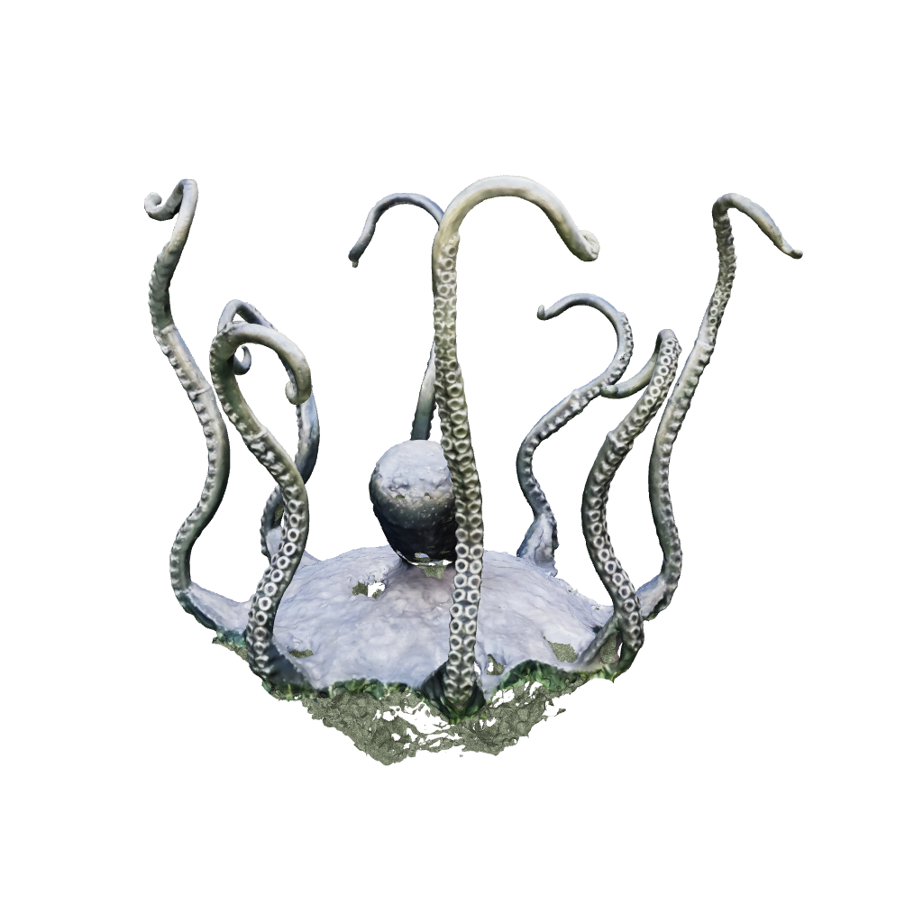 pied de table poulpe en métal, sculpture poulpe métal recyclé, base de table design tentacules, déco poulpe style industriel, pied de table artistique en fer, sculpture tentacules métal, mobilier artistique contemporain, œuvre artisanale en métal, poulpe géant décoration intérieure, art marin en métal recyclé, pied de table original poulpe, sculpture métal pour meuble, mobilier métal fait main.