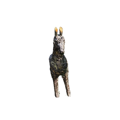 Recycled Metal Dog Sculpture