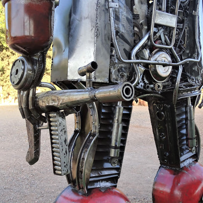 sculpture robot, robot sculpture, sculpture robot metal, robot deco, robot geant, sculpture acier, deco metal jardin, sculpture jardin, statue de jardin, statue exterieur, deco metal jardin, décora-tion, sculpture ferraille, sculpture en fer soudé, sculpture métal recyclé, sculpture art, décoration fer forgé extérieur, decoration exterieur, sculpture en metal.