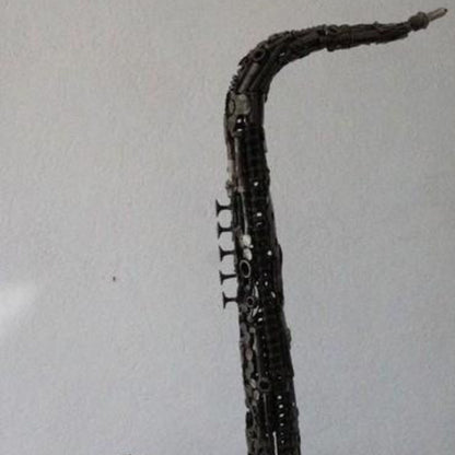 Sculpture, Instrument de musique, les instruments de musique, sculpture musique, statue musicale, statut musical, musique statue musicale, statues musicales, statue musical, deco musique, sculpture moderne, Sculpture en metal, saxophone métal recyclé, sculpture saxophone métal, jazz, Musique, 
saxophone décoratif métal, saxophone en métal recyclé, sculpture instrument musique métal, 
sculpture metal, sculpture en fer soudé, metal art.
