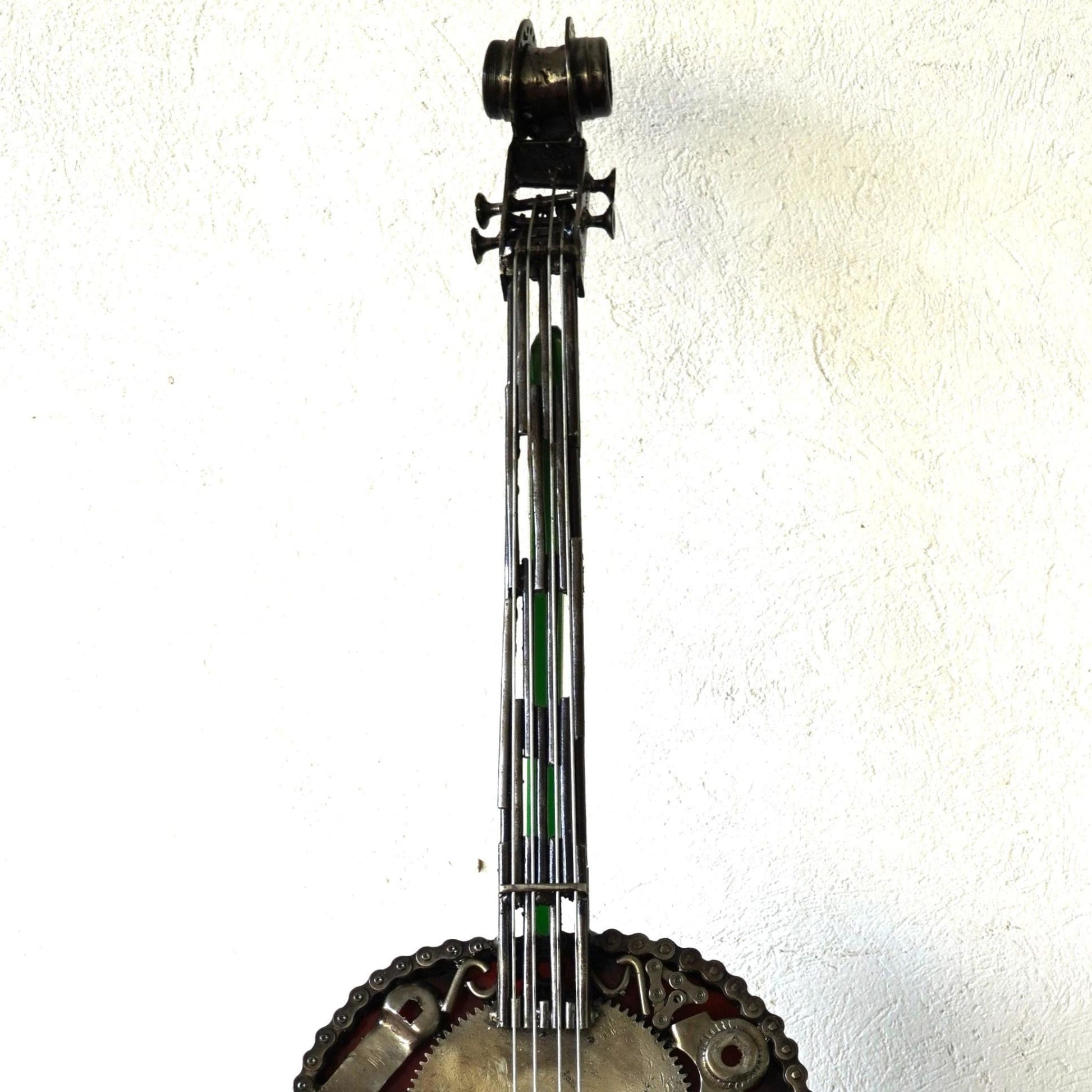 Sculpture en metal , sculpture violon, sculpture musique, statue musicale, musique statue musicale, violon, violon electrique, Déco murale, decoration murale, Sculpture en metal, sculpture moderne, décoration.